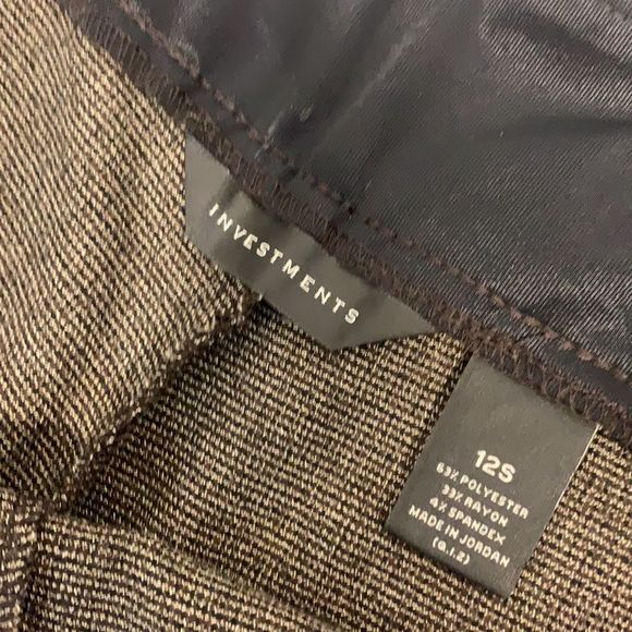 Investments Brown Dress Pants - Picture 5 of 9
